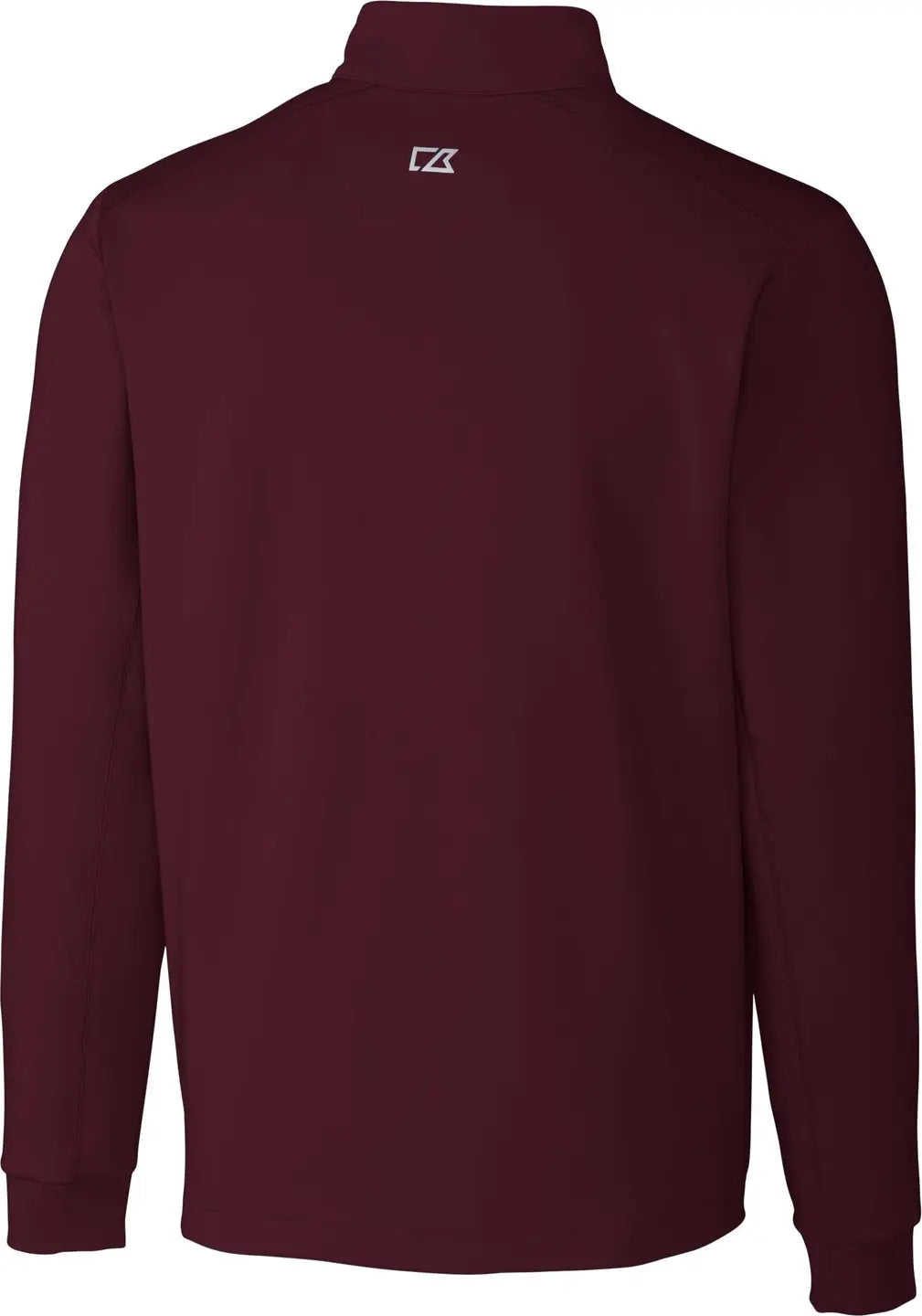 Cutter & Buck Mck00067 Traverse Stretch Eco Quarter Zip Mens Pullover - Bordeaux