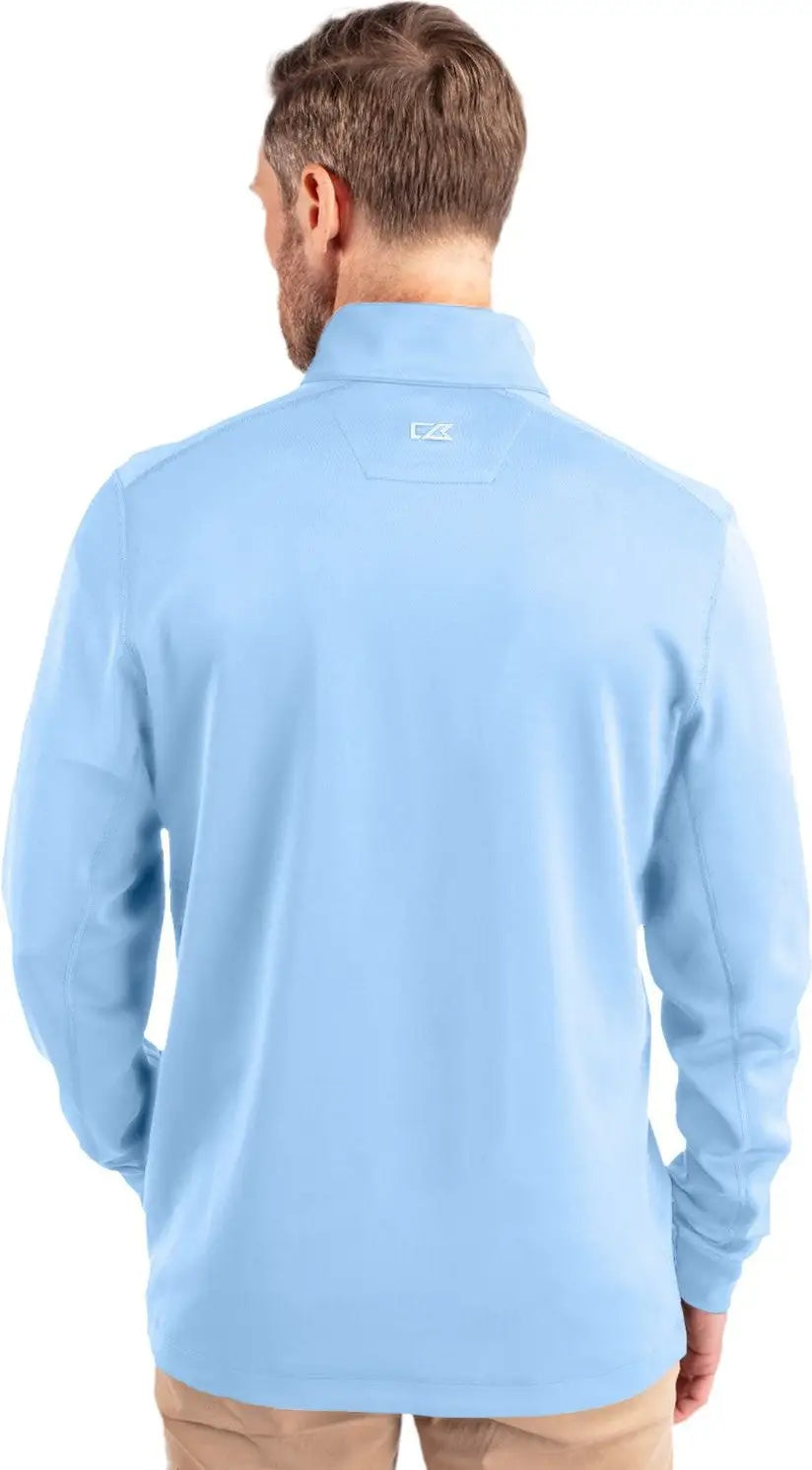 Cutter & Buck Mck00067 Traverse Stretch Eco Quarter Zip Mens Pullover - Atlas