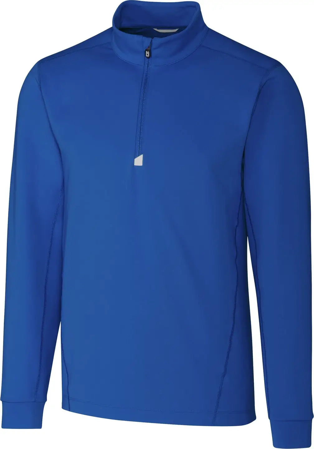 Cutter & Buck Mck00067 Traverse Stretch Eco Quarter Zip Mens Pullover - Tour Blue