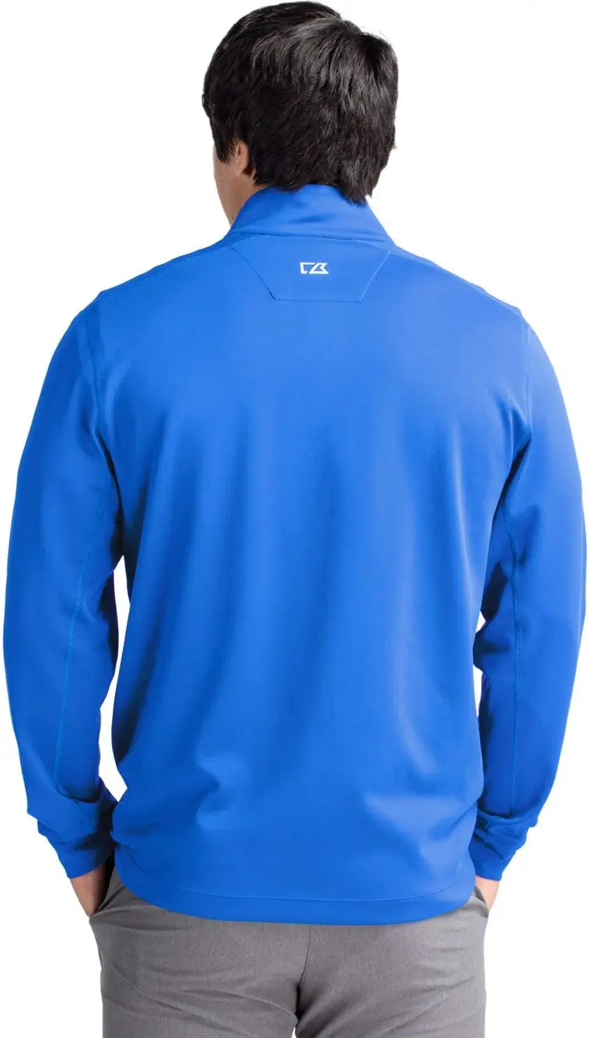 Cutter & Buck Mck00067 Traverse Stretch Eco Quarter Zip Mens Pullover - Digital