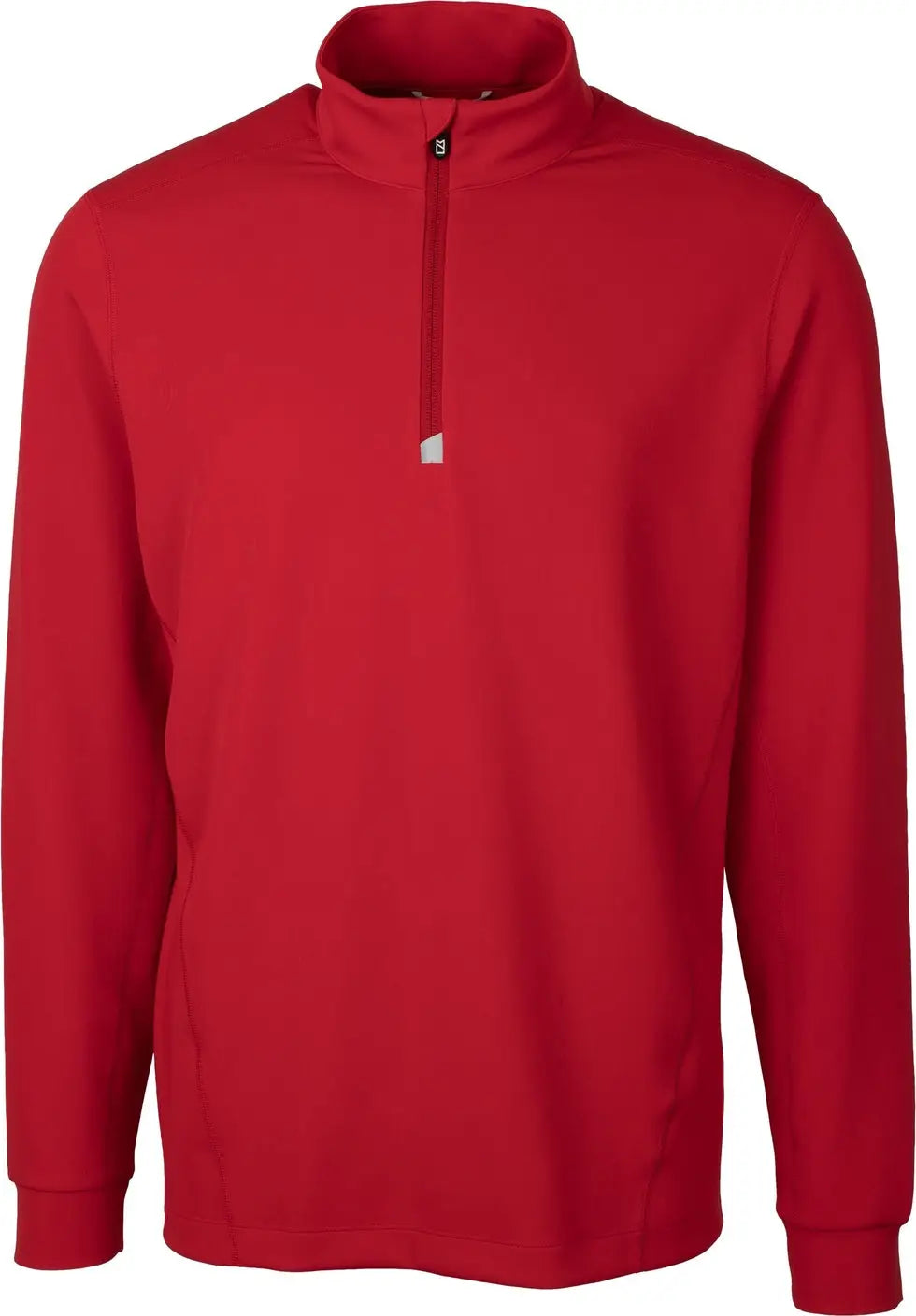 Cutter & Buck Mck00067 Traverse Stretch Eco Quarter Zip Mens Pullover - Red