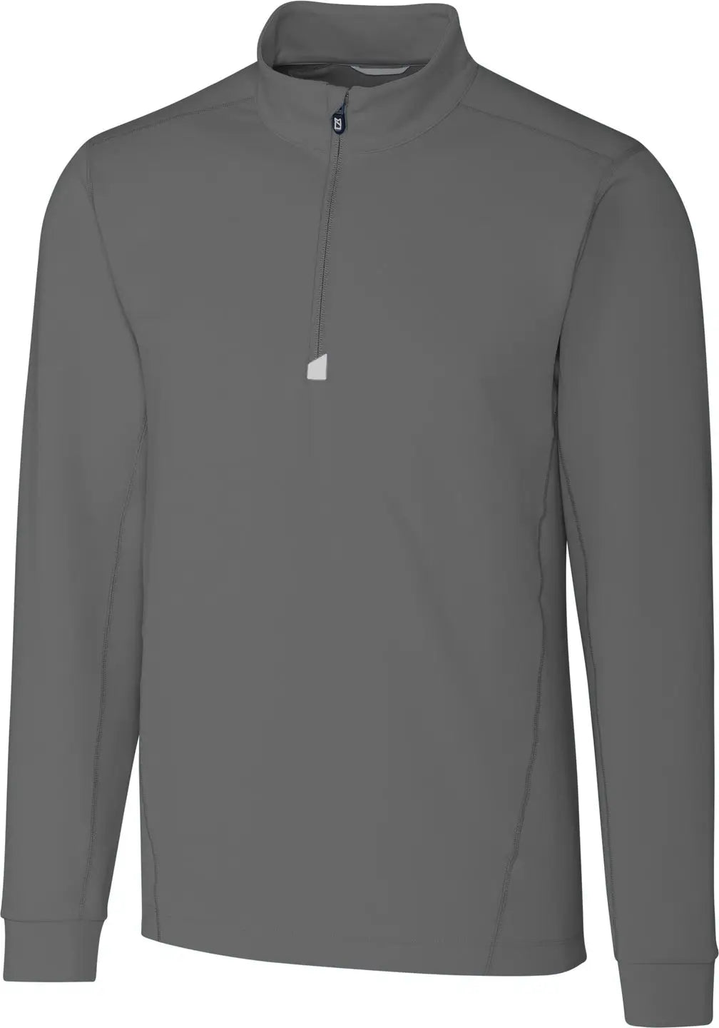 Cutter & Buck Mck00067 Traverse Stretch Eco Quarter Zip Mens Pullover - Elemental Gray