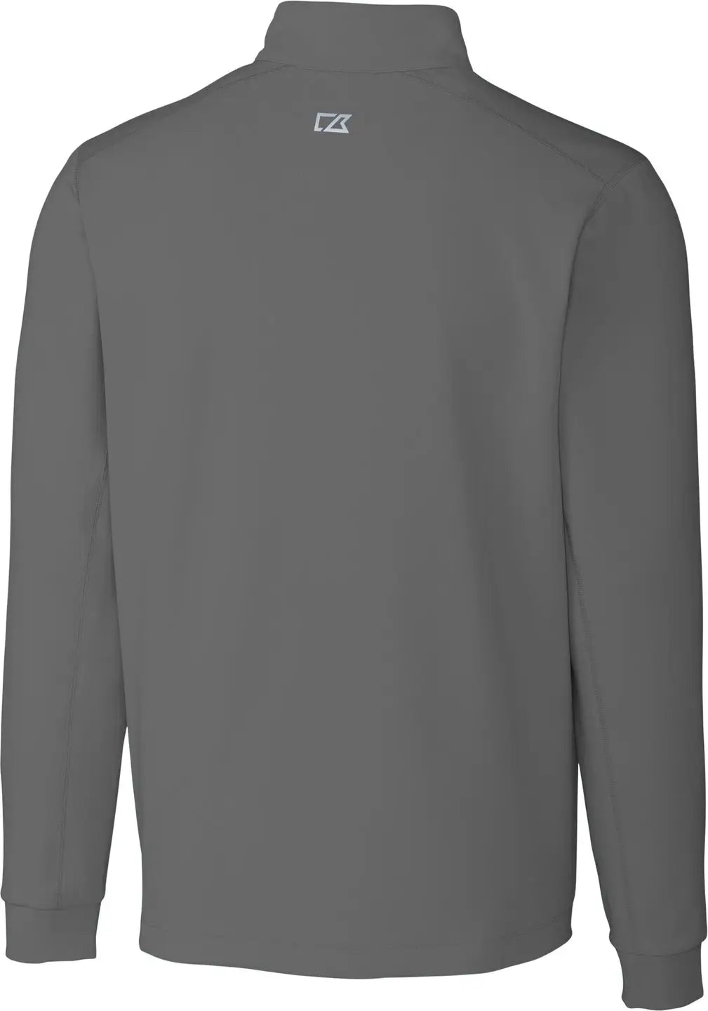 Cutter & Buck Mck00067 Traverse Stretch Eco Quarter Zip Mens Pullover - Elemental Gray