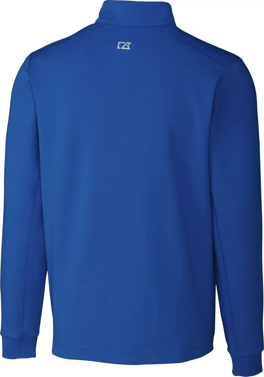 Cutter & Buck Mck00067 Traverse Stretch Eco Quarter Zip Mens Pullover - Tour Blue