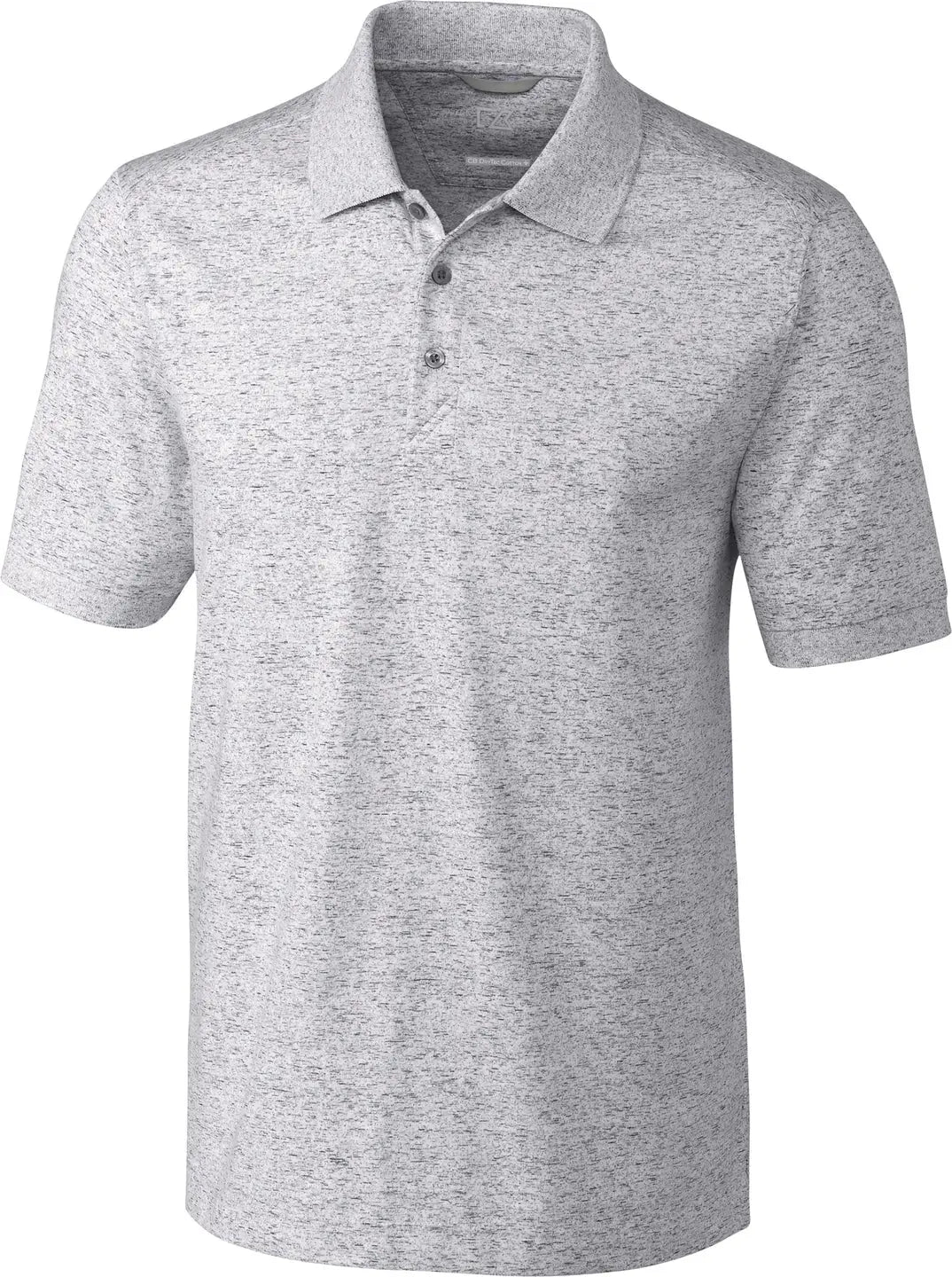 Cutter & Buck Mck00117 Advantage Tri-blend Space Dye Mens Polo - Elemental Gray
