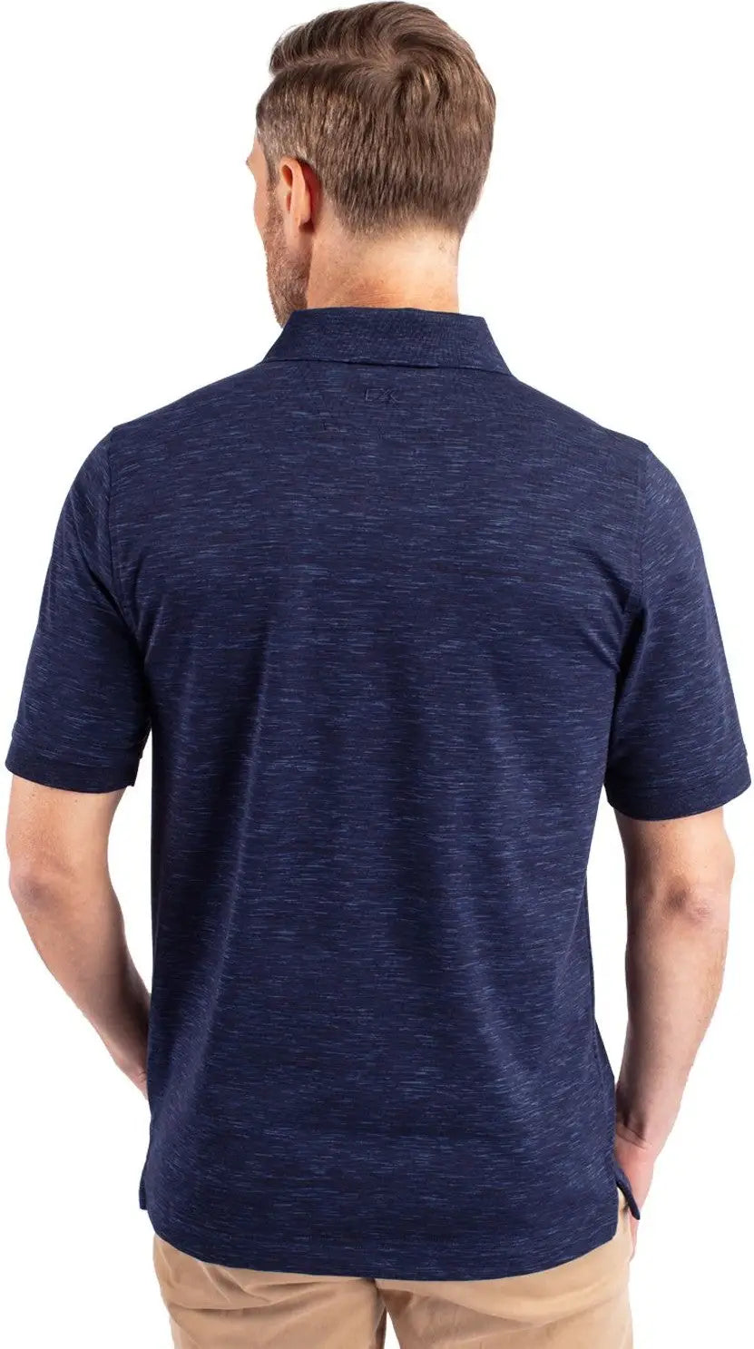 Cutter & Buck Mck00117 Advantage Tri-blend Space Dye Mens Polo - Dark Liberty Navy