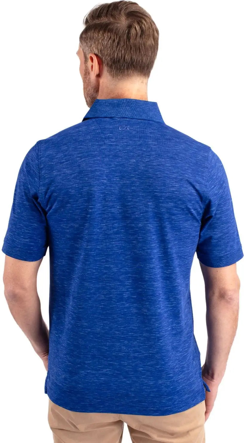 Cutter & Buck Mck00117 Advantage Tri-blend Space Dye Mens Polo - Dark Tour Blue
