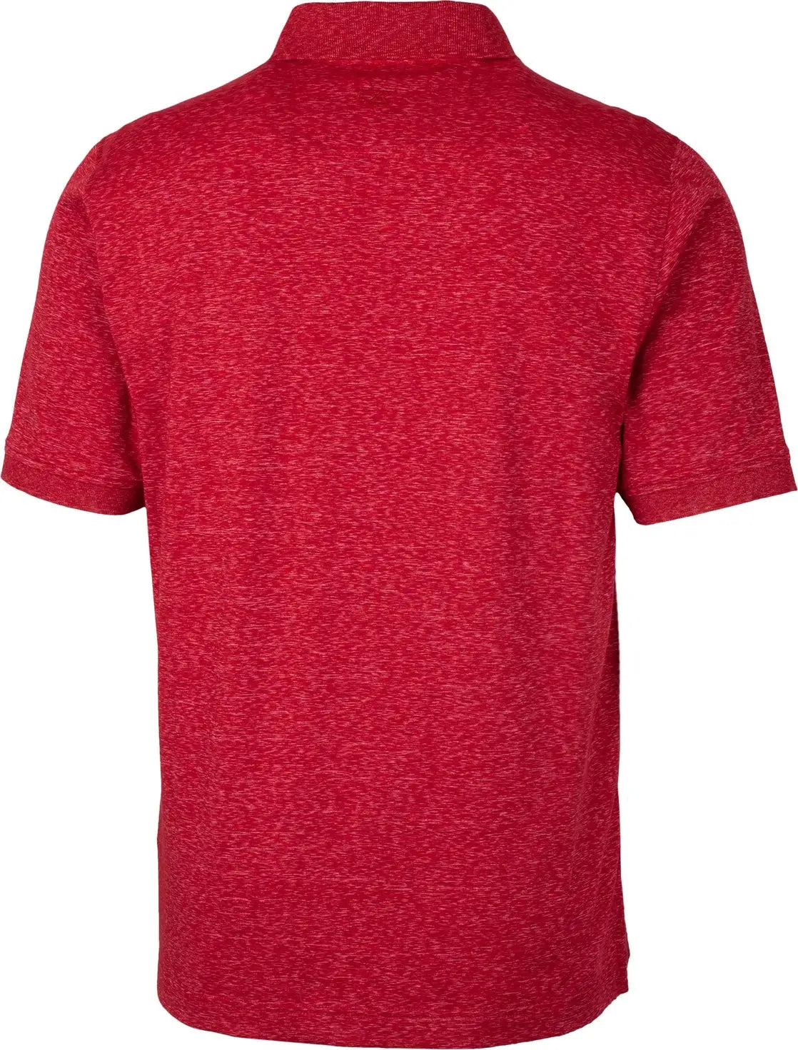 Cutter & Buck Mck00117 Advantage Tri-blend Space Dye Mens Polo - Dark Cardinal Red