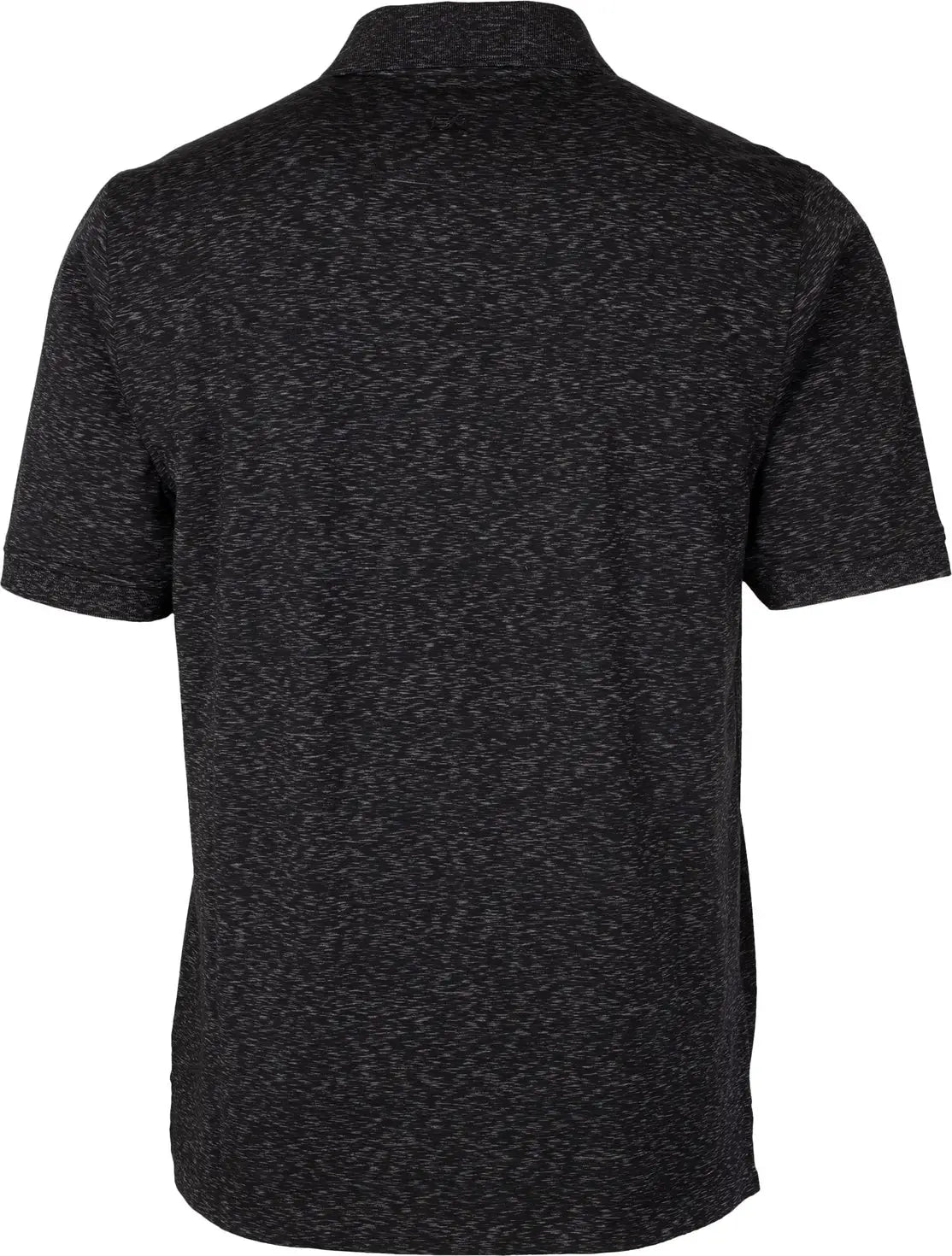 Cutter & Buck Mck00117 Advantage Tri-blend Space Dye Mens Polo - Dark Black