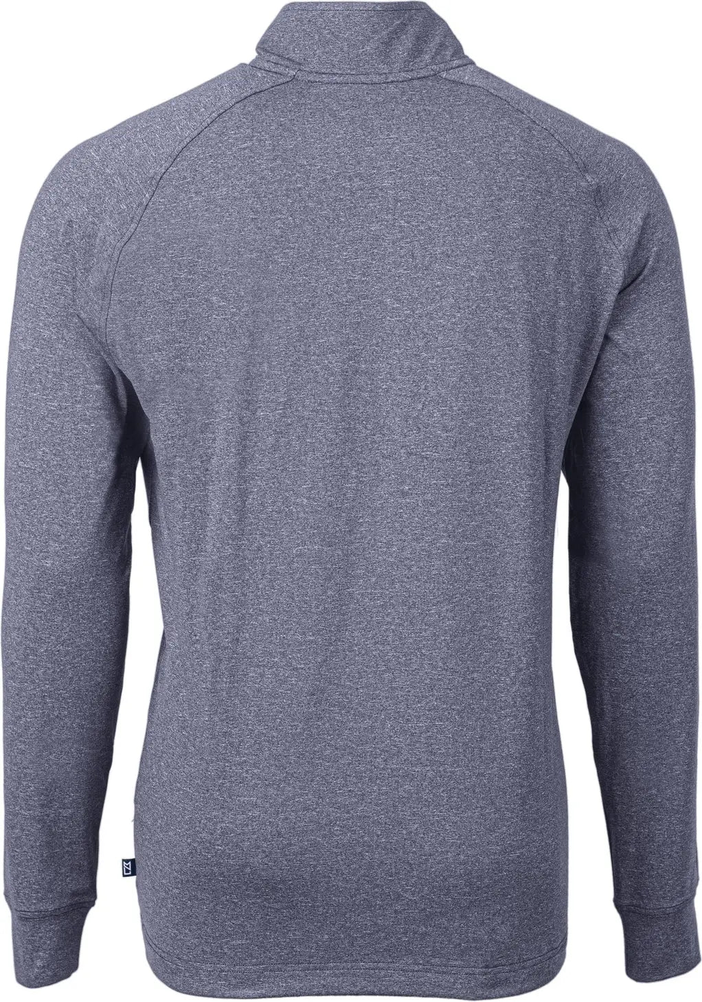 Cutter & Buck Mck01086 Adapt Eco Knit Heather Mens Quarter Zip Pullover - Navy Blue
