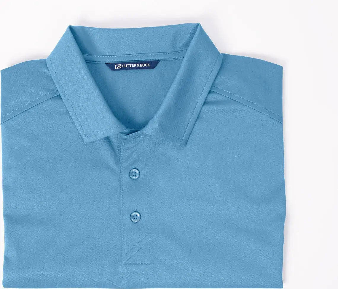 Cutter & Buck Mck01127 Prospect Eco Textured Stretch Recycled Mens Short Sleeve Polo - Atlas