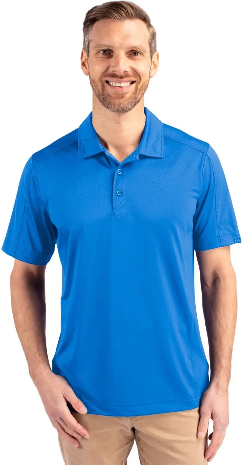 Cutter & Buck Mck01127 Prospect Eco Textured Stretch Recycled Mens Short Sleeve Polo - Digital - Adult s