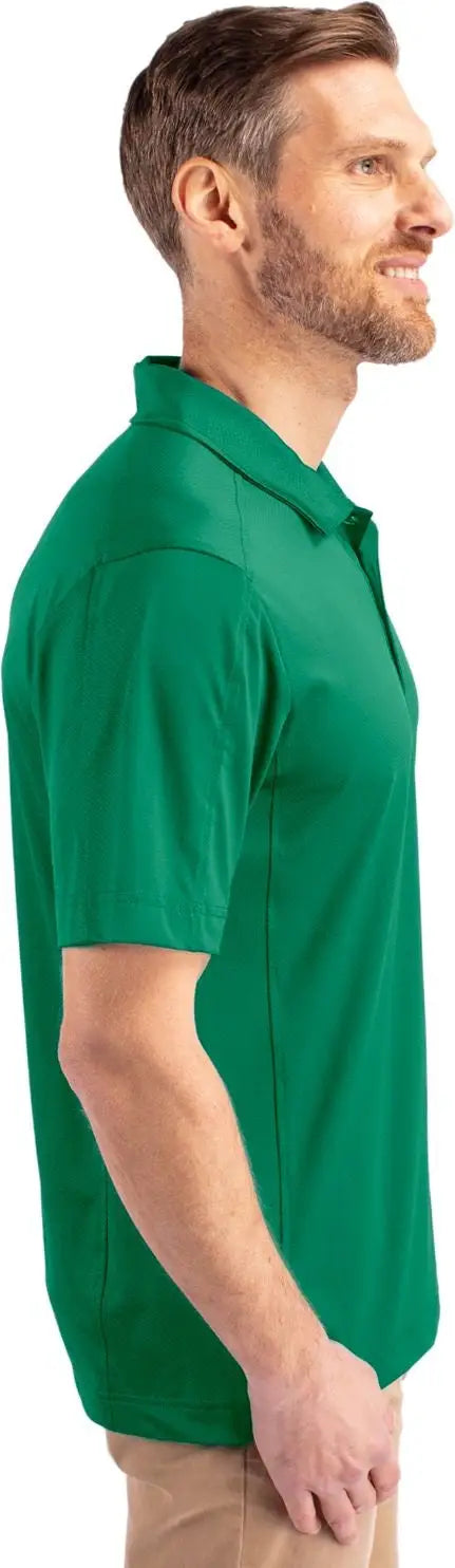 Cutter & Buck Mck01127 Prospect Eco Textured Stretch Recycled Mens Short Sleeve Polo - Kelly Green
