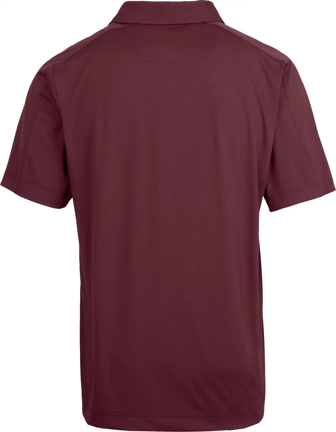 Cutter & Buck Mck01127 Prospect Eco Textured Stretch Recycled Mens Short Sleeve Polo - Bordeaux