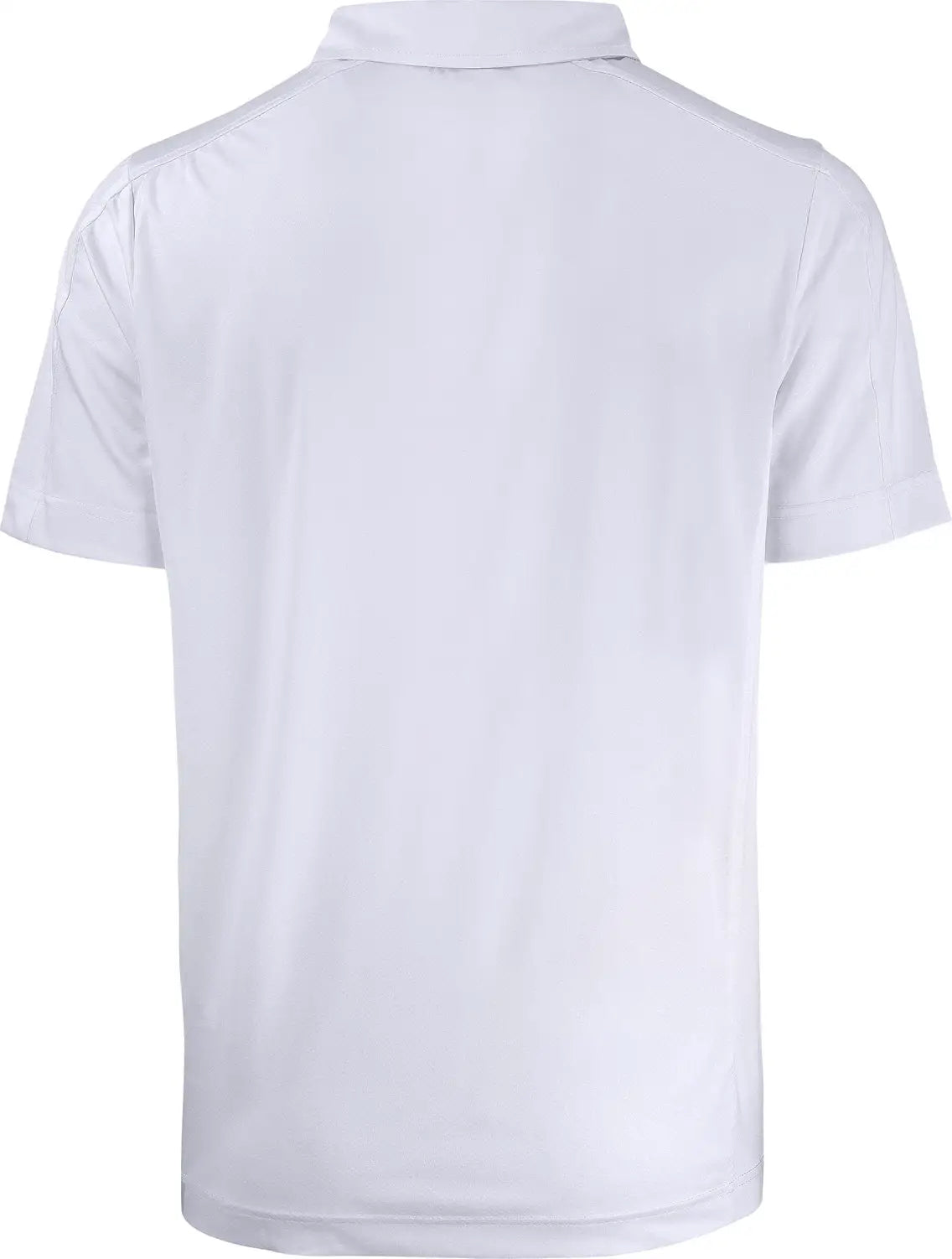Cutter & Buck Mck01127 Prospect Eco Textured Stretch Recycled Mens Short Sleeve Polo - White