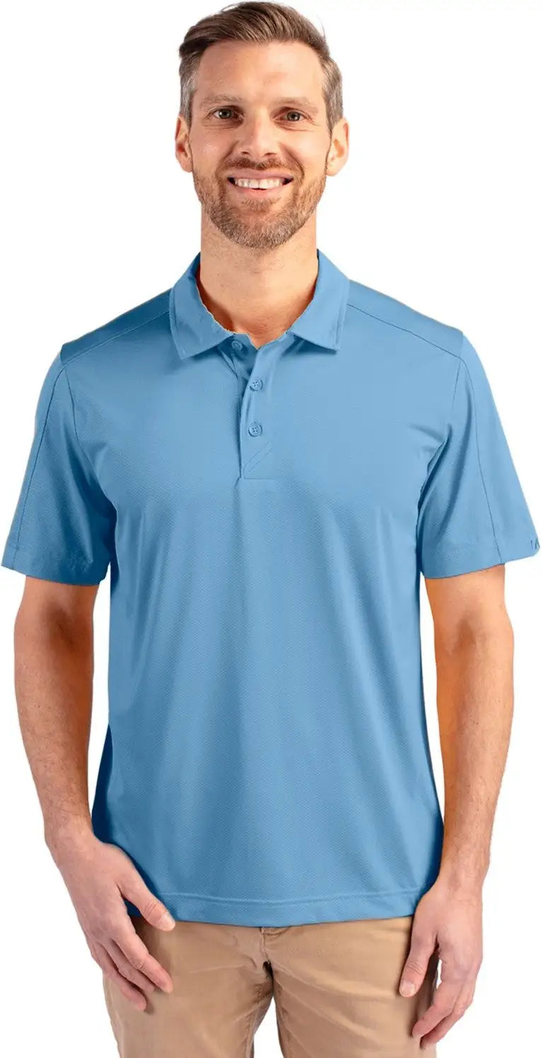 Cutter & Buck Mck01127 Prospect Eco Textured Stretch Recycled Mens Short Sleeve Polo - Atlas - Adult s