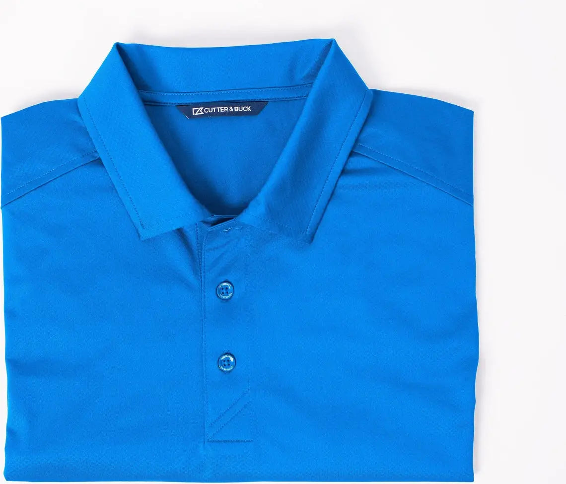 Cutter & Buck Mck01127 Prospect Eco Textured Stretch Recycled Mens Short Sleeve Polo - Digital