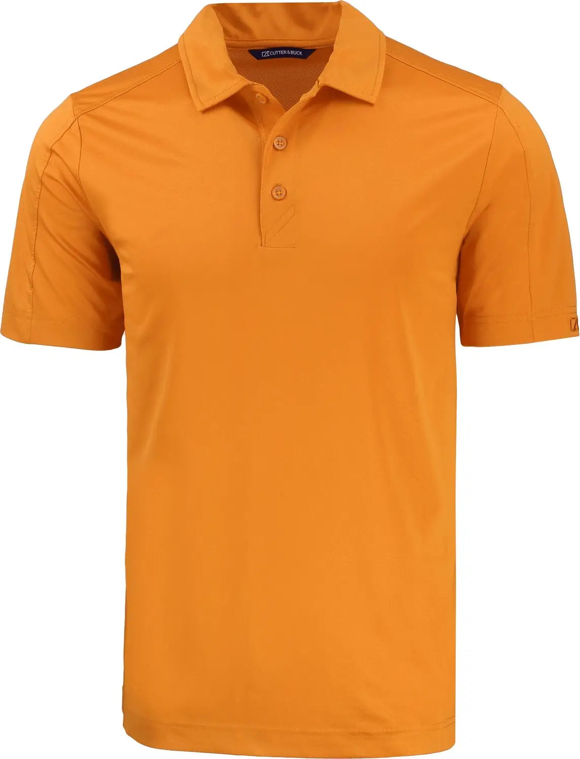 Cutter & Buck Mck01127 Prospect Eco Textured Stretch Recycled Mens Short Sleeve Polo - Orange Burst