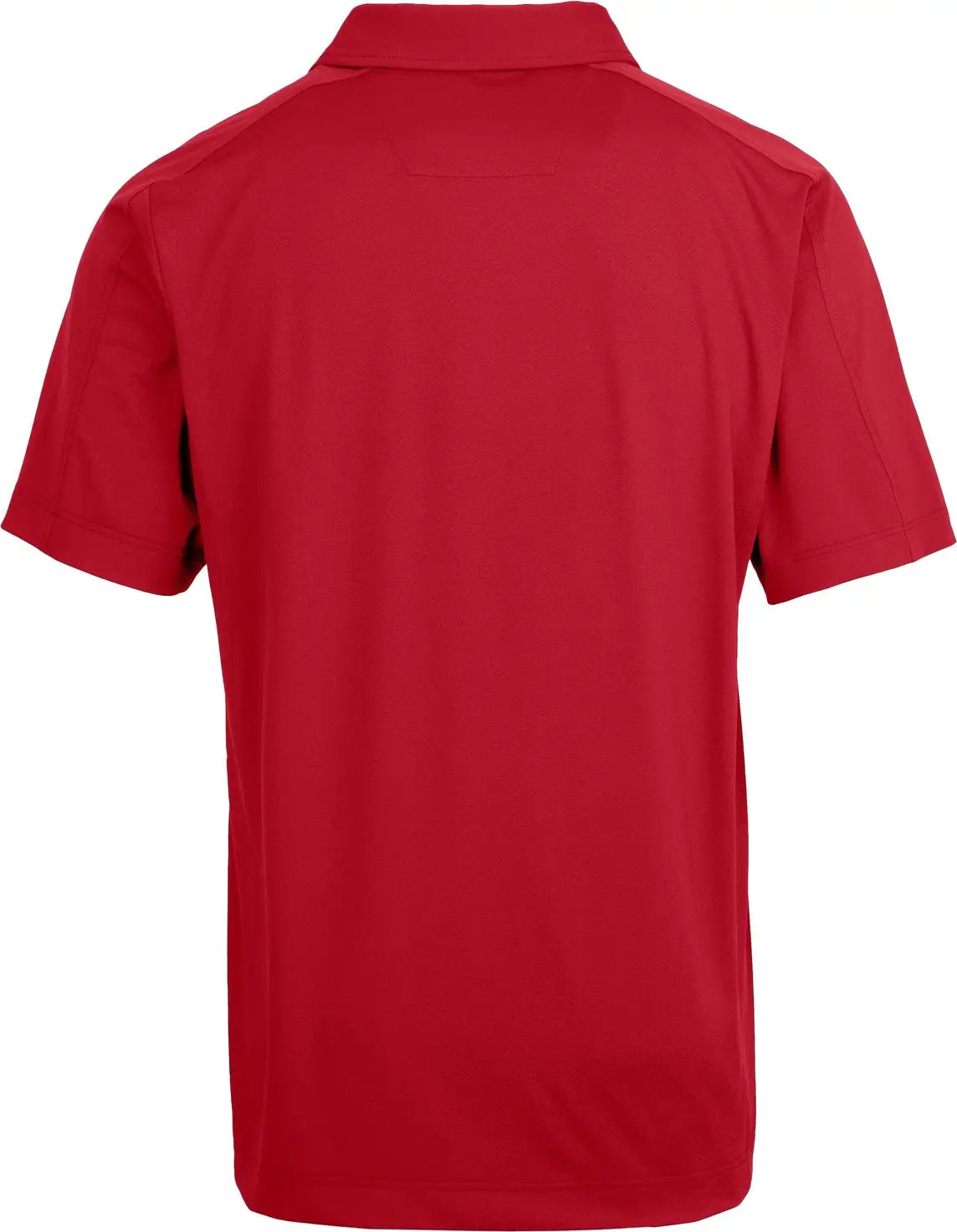 Cutter & Buck Mck01127 Prospect Eco Textured Stretch Recycled Mens Short Sleeve Polo - Red