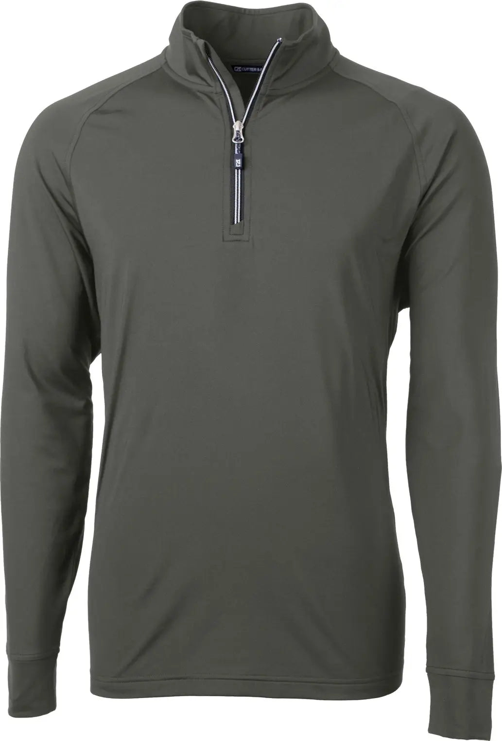 Cutter & Buck Mck01143 Adapt Eco Knit Stretch Recycled Mens Quarter Zip Pullover - Poplar