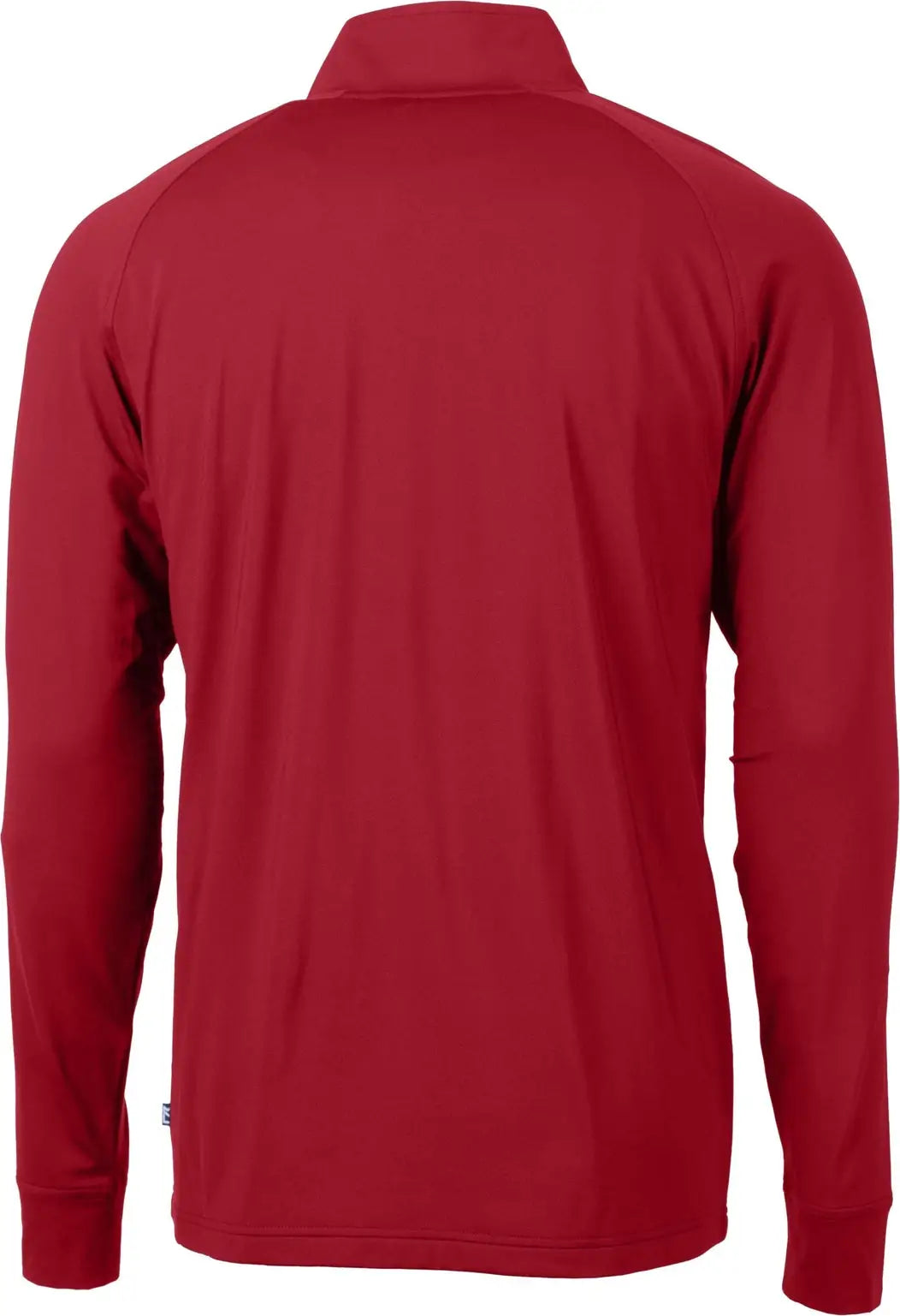 Cutter & Buck Mck01143 Adapt Eco Knit Stretch Recycled Mens Quarter Zip Pullover - Cardinal Red