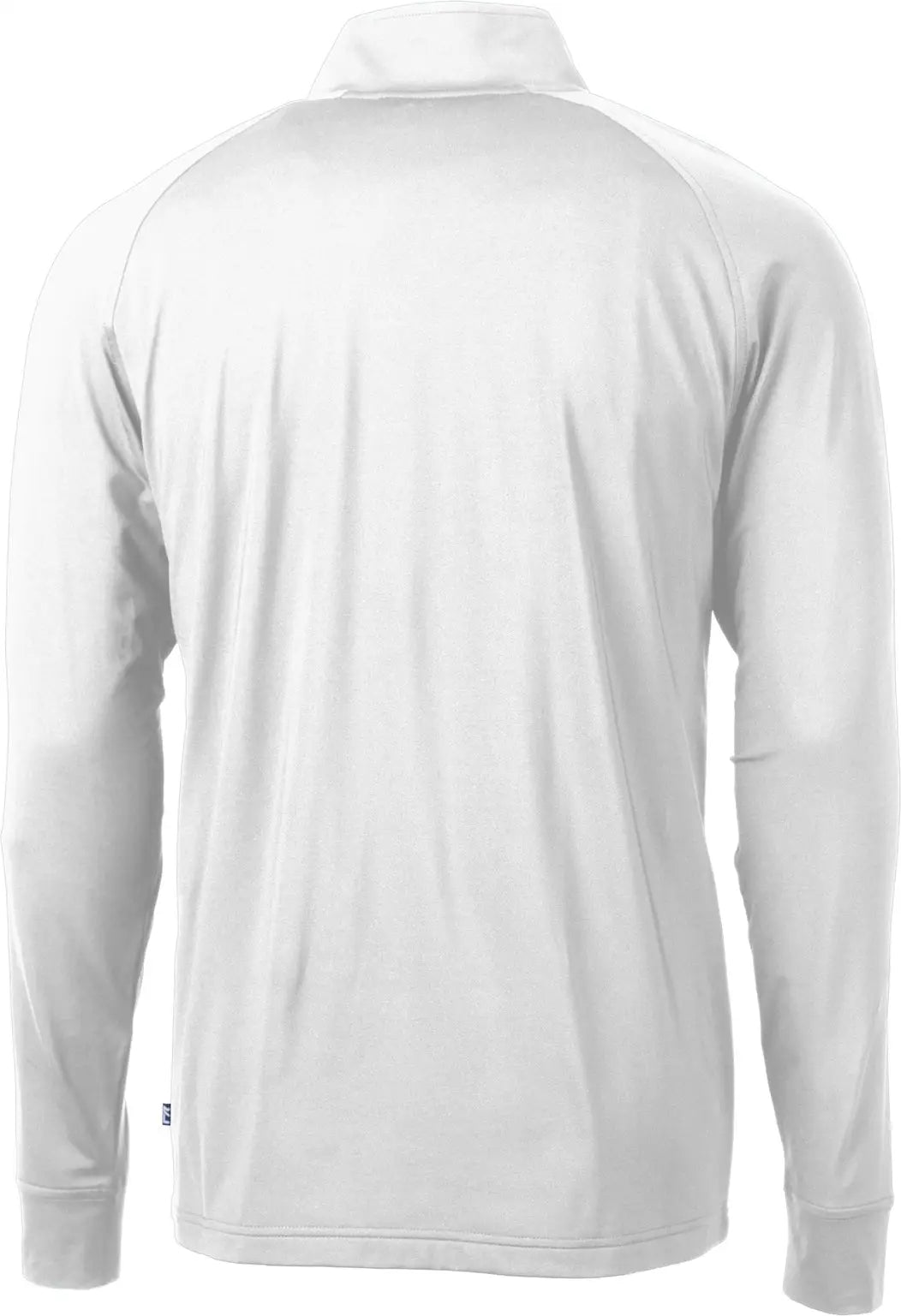 Cutter & Buck Mck01143 Adapt Eco Knit Stretch Recycled Mens Quarter Zip Pullover - White