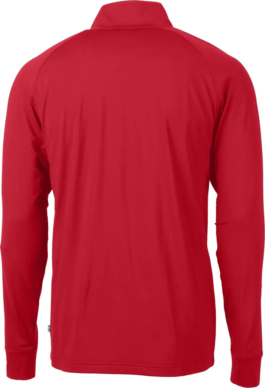 Cutter & Buck Mck01143 Adapt Eco Knit Stretch Recycled Mens Quarter Zip Pullover - Red