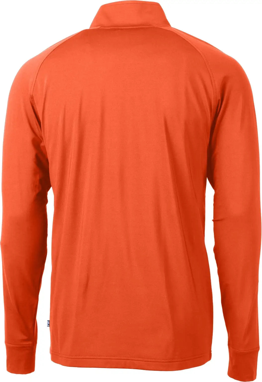 Cutter & Buck Mck01143 Adapt Eco Knit Stretch Recycled Mens Quarter Zip Pullover - College Orange - Adult s