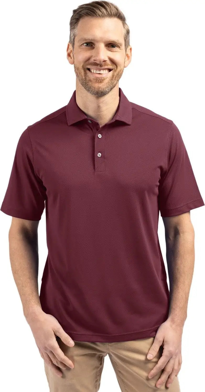 Cutter & Buck Mck01144 Virtue Eco Pique Recycled Mens Polo - Chutney - Adult Xs