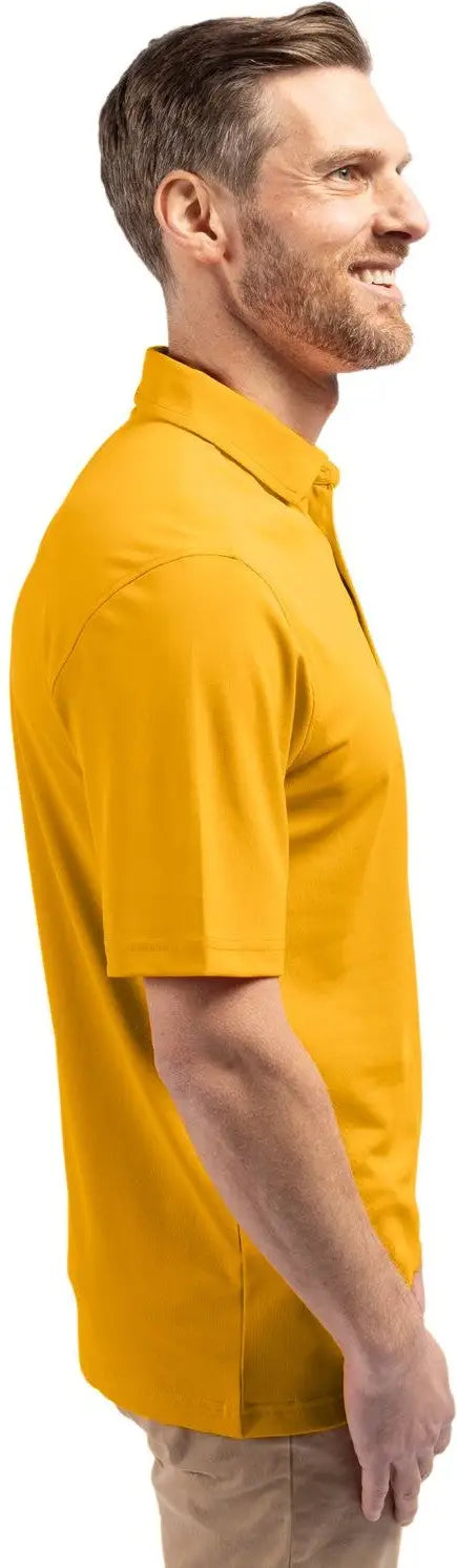Cutter & Buck Mck01144 Virtue Eco Pique Recycled Mens Polo - College Gold