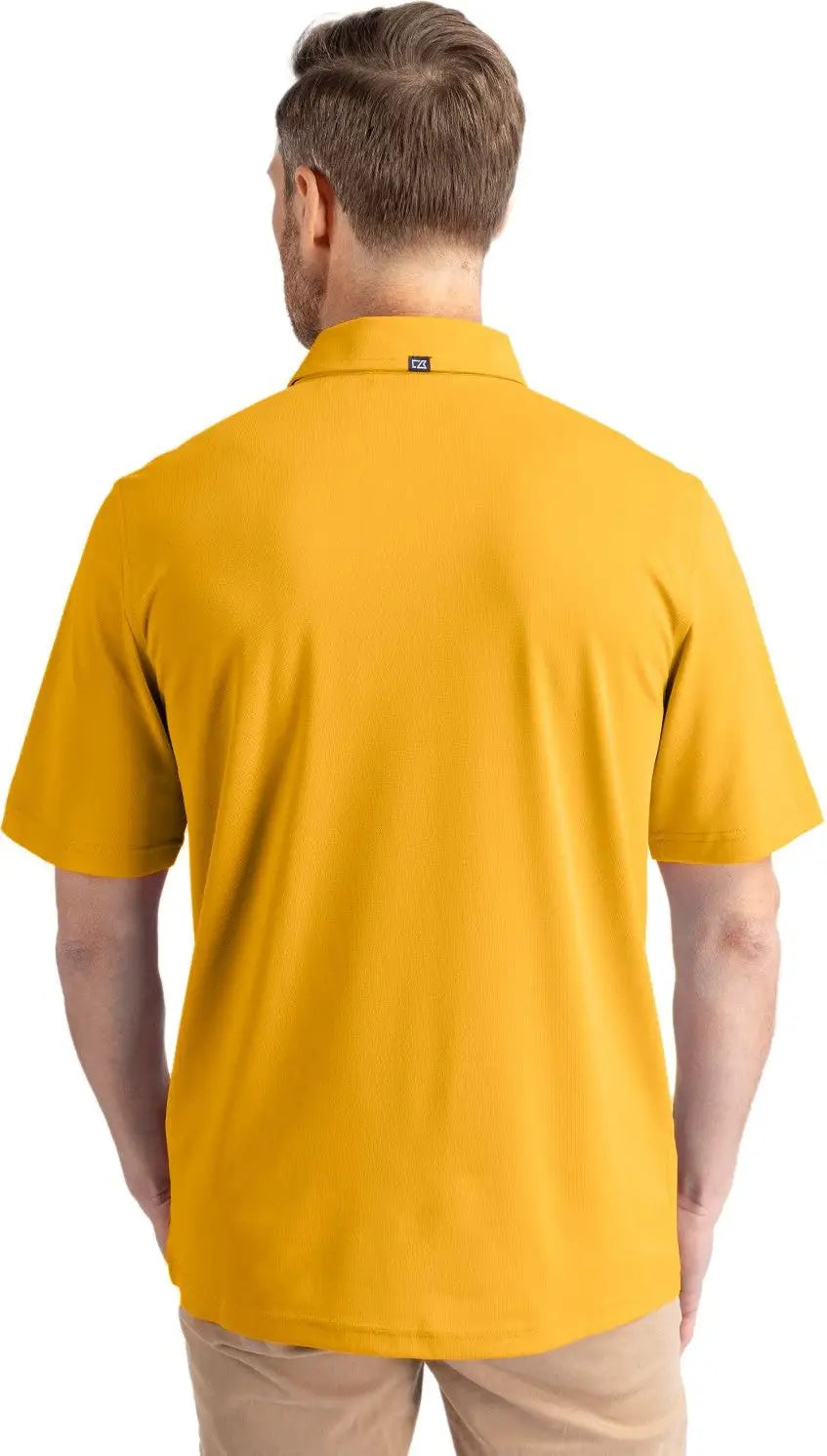 Cutter & Buck Mck01144 Virtue Eco Pique Recycled Mens Polo - College Gold