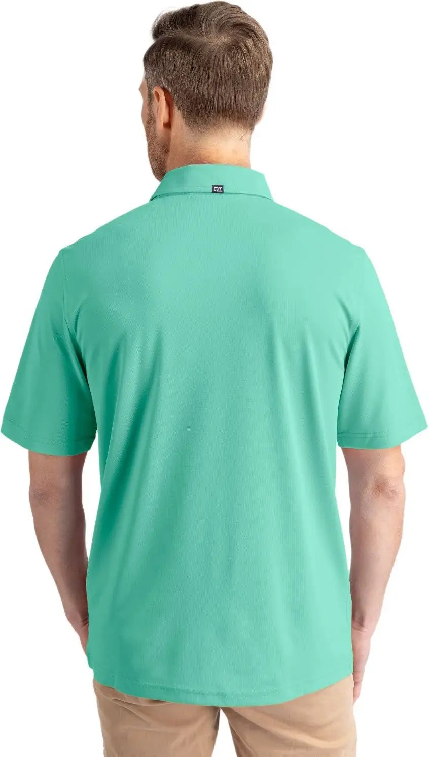 Cutter & Buck Mck01144 Virtue Eco Pique Recycled Mens Polo - Fresh Mint