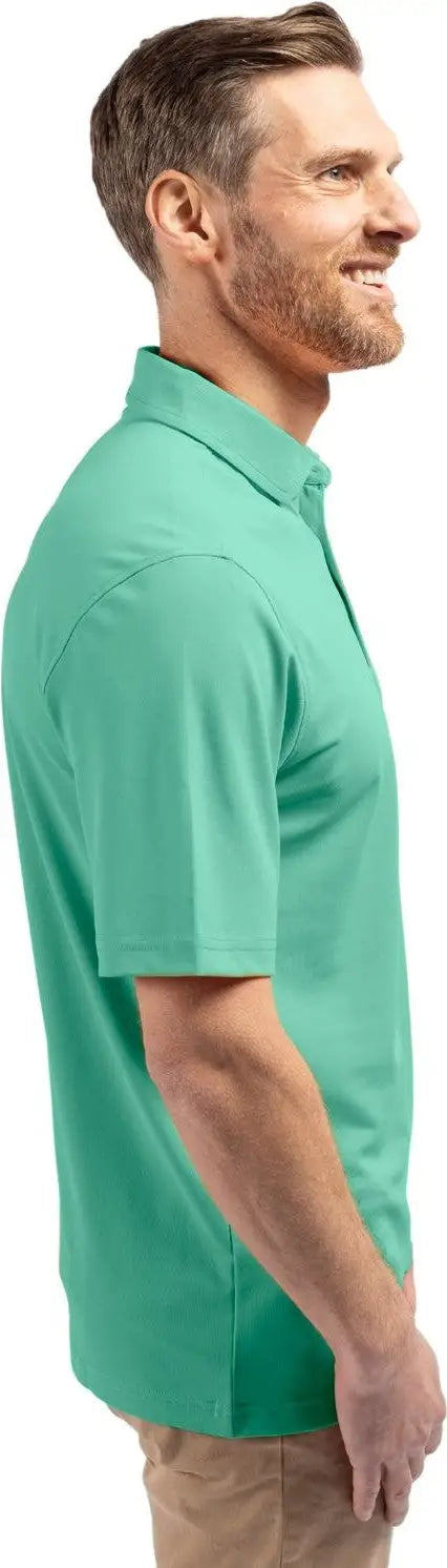 Cutter & Buck Mck01144 Virtue Eco Pique Recycled Mens Polo - Fresh Mint