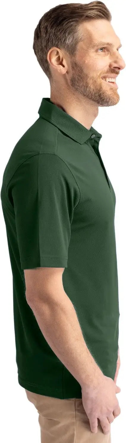 Cutter & Buck Mck01144 Virtue Eco Pique Recycled Mens Polo - Hunter