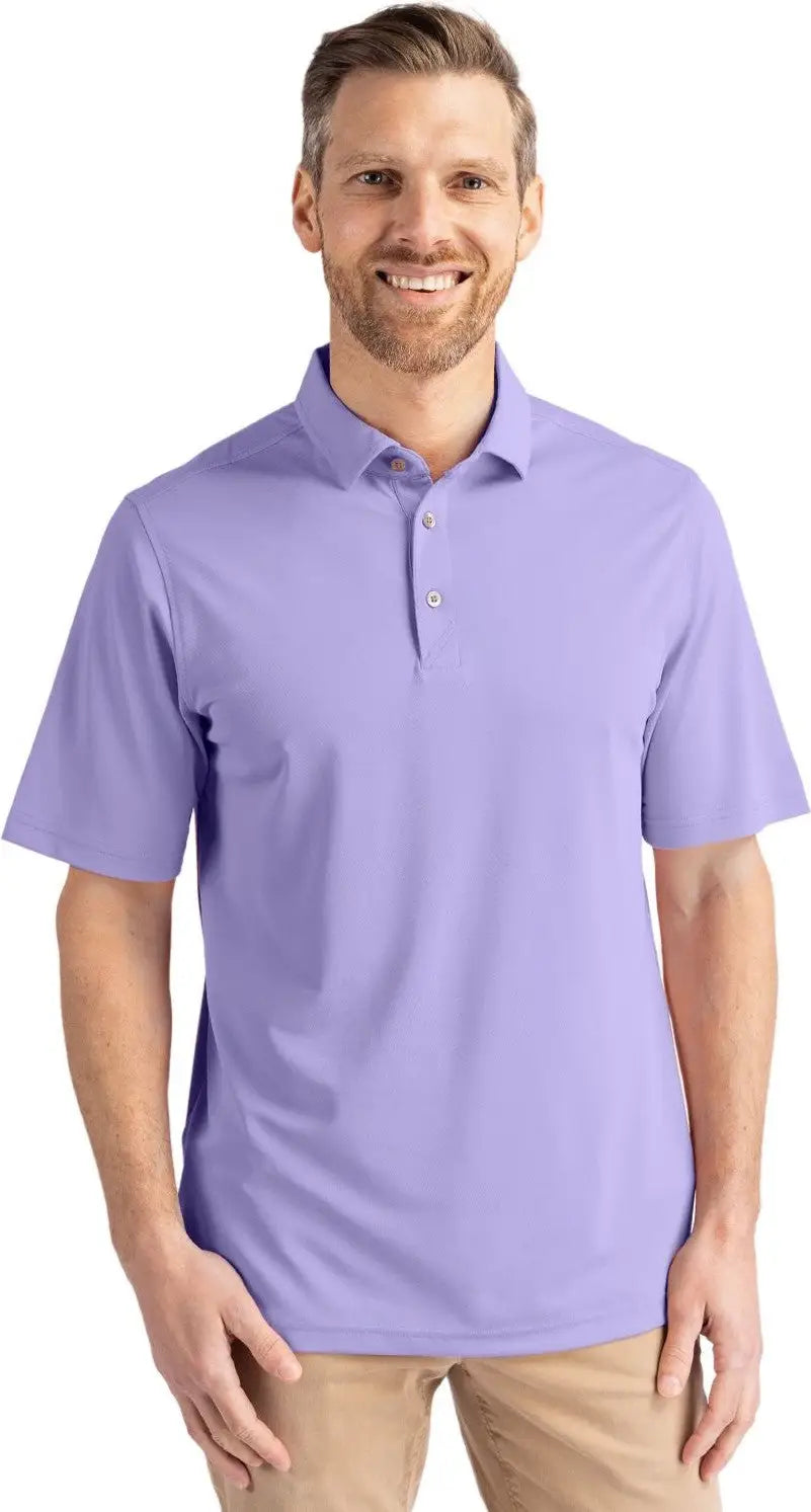 Cutter & Buck Mck01144 Virtue Eco Pique Recycled Mens Polo - Hyacinth - Adult Xs