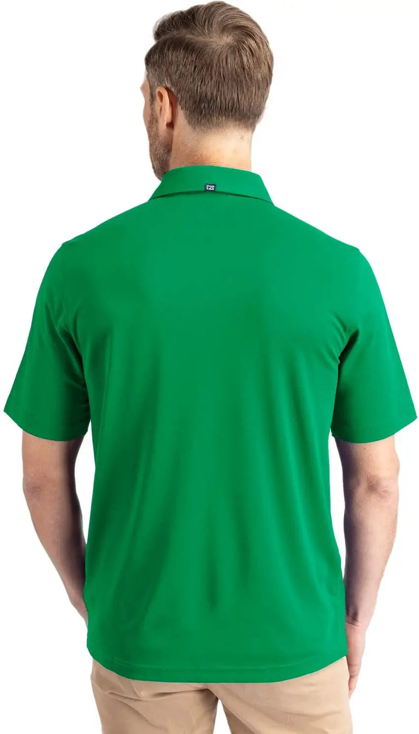 Cutter & Buck Mck01144 Virtue Eco Pique Recycled Mens Polo - Kelly Green