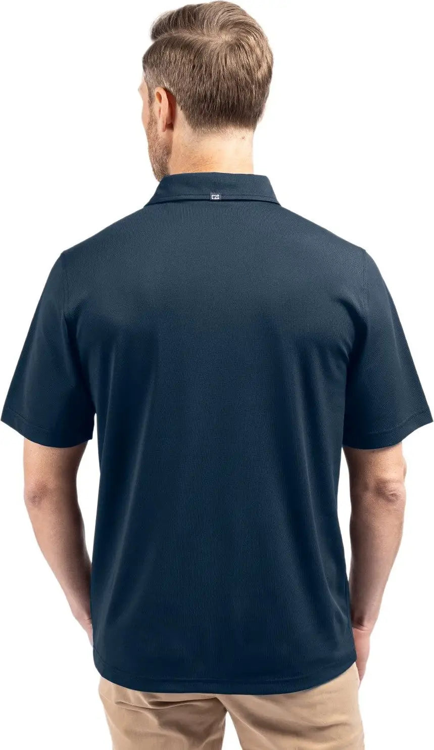 Cutter & Buck Mck01144 Virtue Eco Pique Recycled Mens Polo - Navy Blue