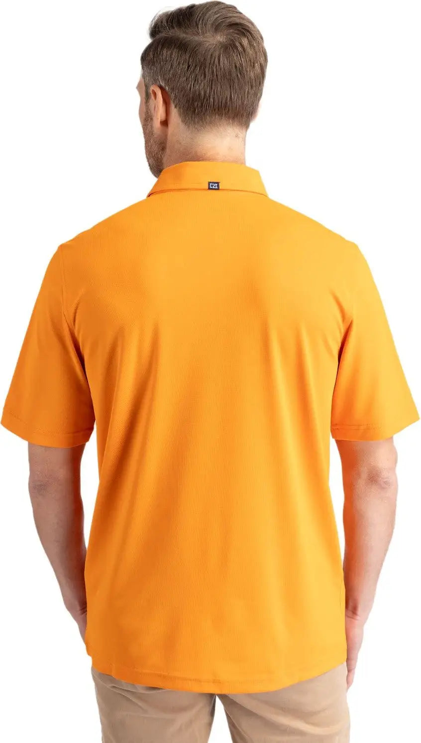 Cutter & Buck Mck01144 Virtue Eco Pique Recycled Mens Polo - Orange Burst