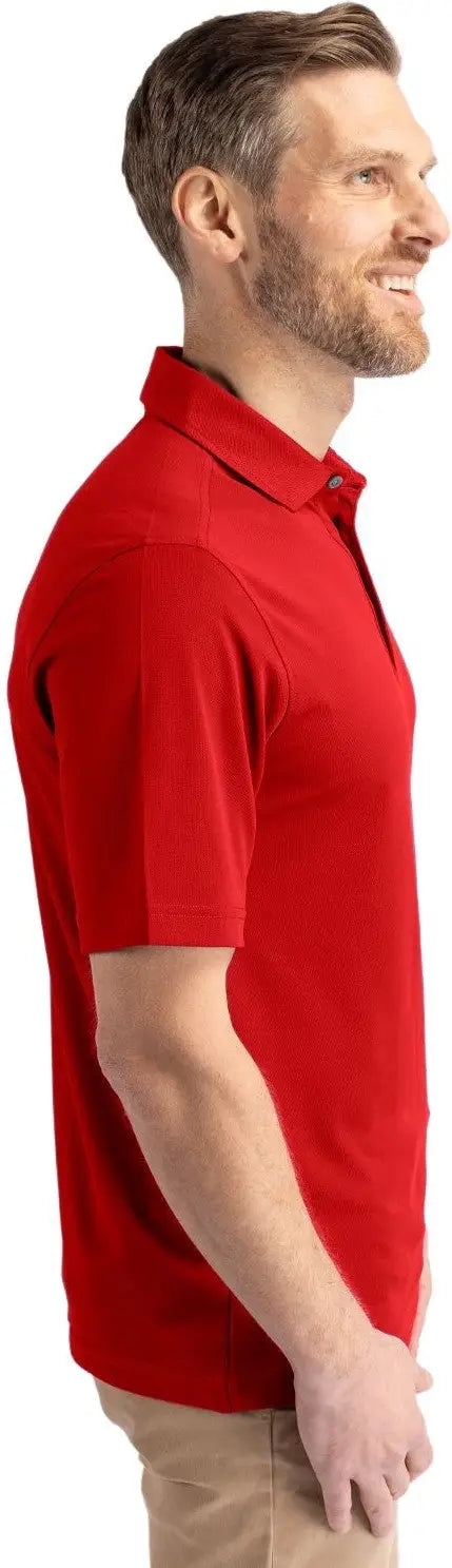 Cutter & Buck Mck01144 Virtue Eco Pique Recycled Mens Polo - Red