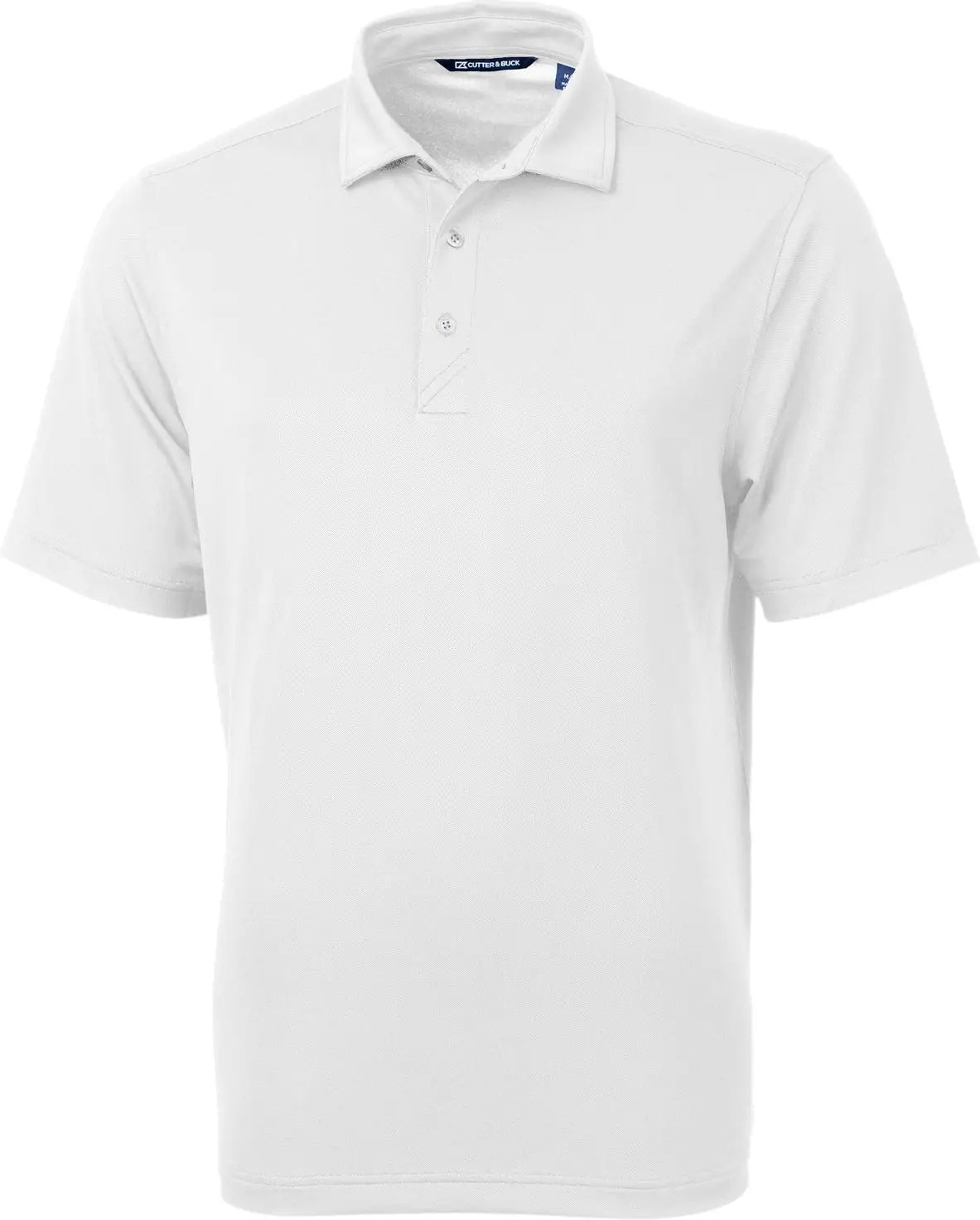 Cutter & Buck Mck01144 Virtue Eco Pique Recycled Mens Polo - White