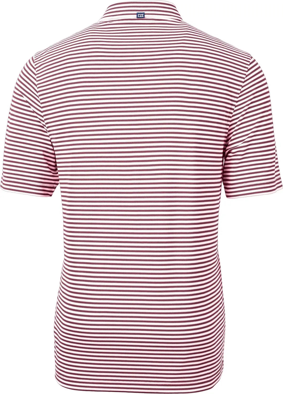 Cutter & Buck Mck01168 Virtue Eco Pique Stripe Recycled Mens Polo - Chutney
