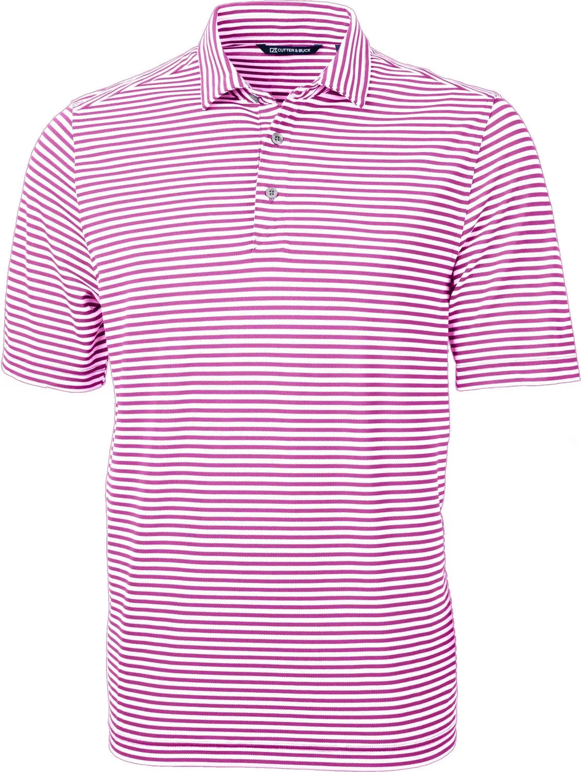 Cutter & Buck Mck01168 Virtue Eco Pique Stripe Recycled Mens Polo - Gelato