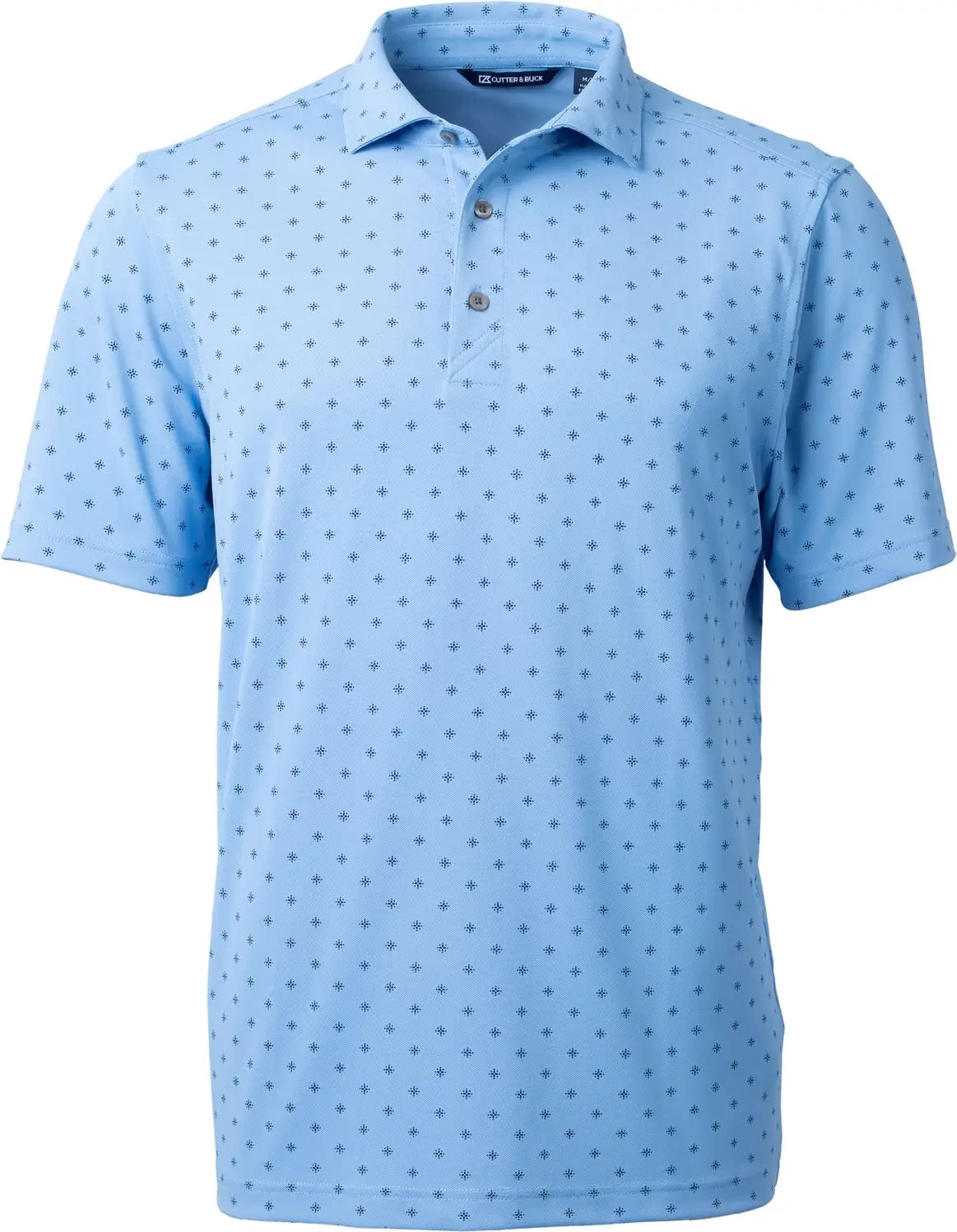Cutter & Buck Mck01170 Virtue Eco Pique Tile Print Recycled Mens Polo - Atlas - Adult s