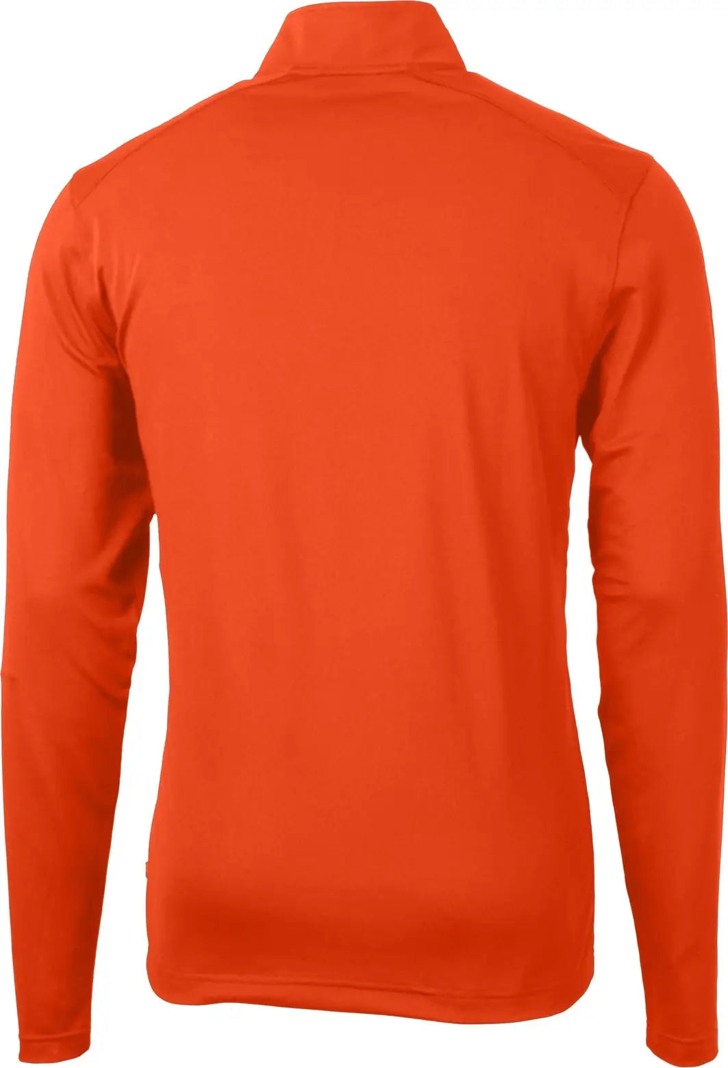 Cutter & Buck Mck01187 Virtue Eco Pique Recycled Quarter Zip Mens Pullover - College Orange