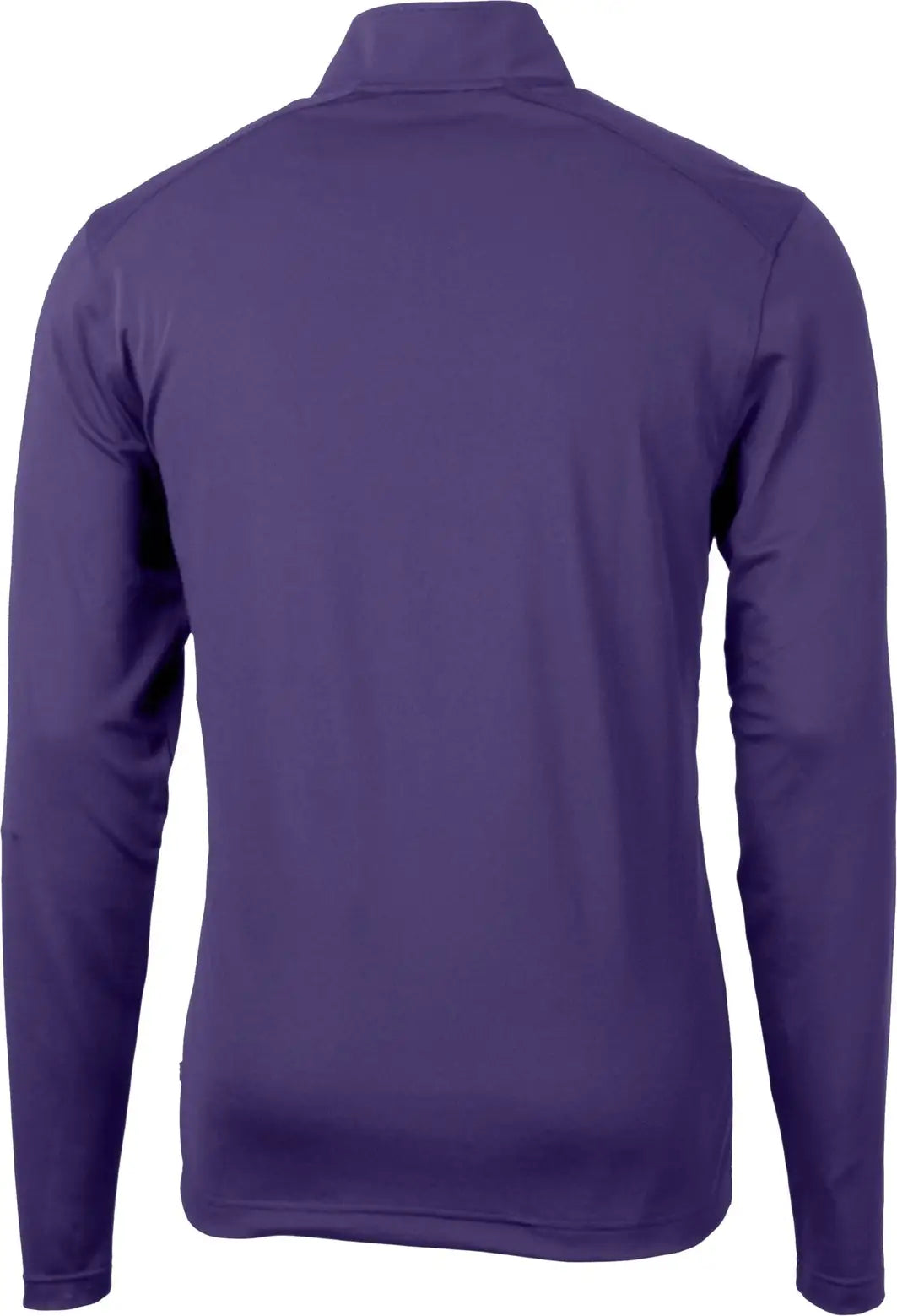 Cutter & Buck Mck01187 Virtue Eco Pique Recycled Quarter Zip Mens Pullover - College Purple