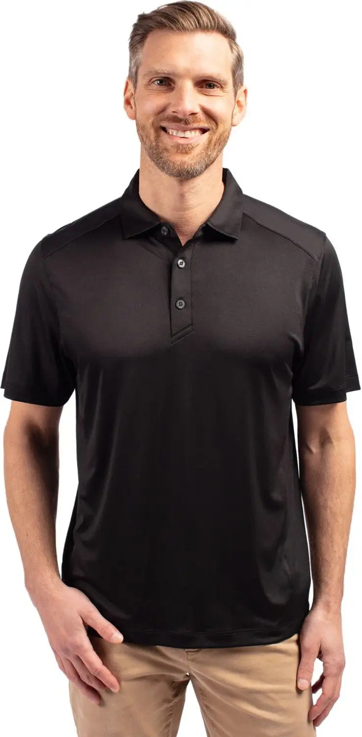 Cutter & Buck Mck01236 Forge Eco Stretch Recycled Mens Polo - Black - Adult s
