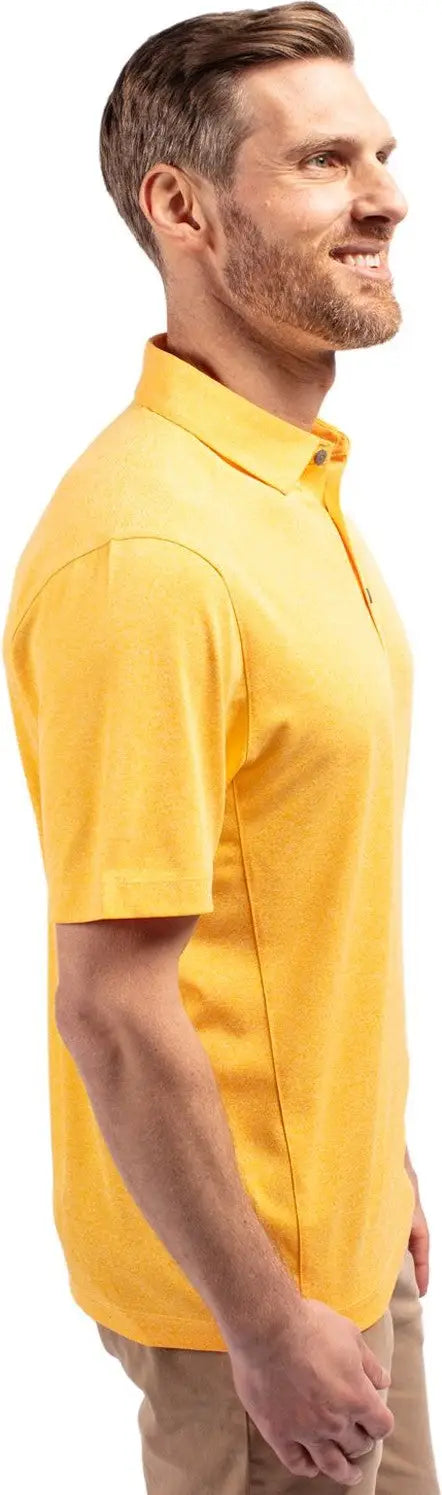 Cutter & Buck Mck01236 Forge Eco Stretch Recycled Mens Polo - College Gold Heather