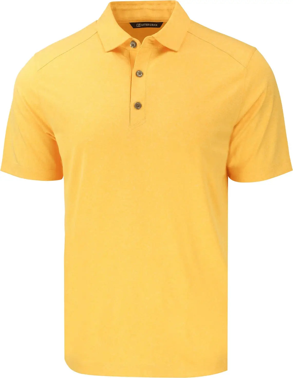 Cutter & Buck Mck01236 Forge Eco Stretch Recycled Mens Polo - College Gold Heather