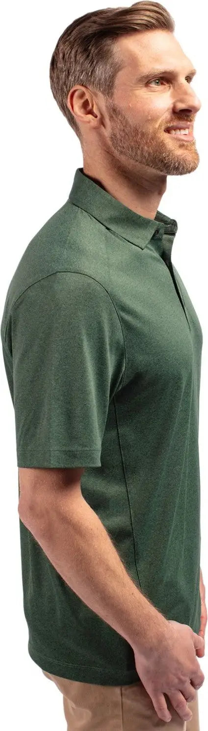 Cutter & Buck Mck01236 Forge Eco Stretch Recycled Mens Polo - Dark Hunter Heather