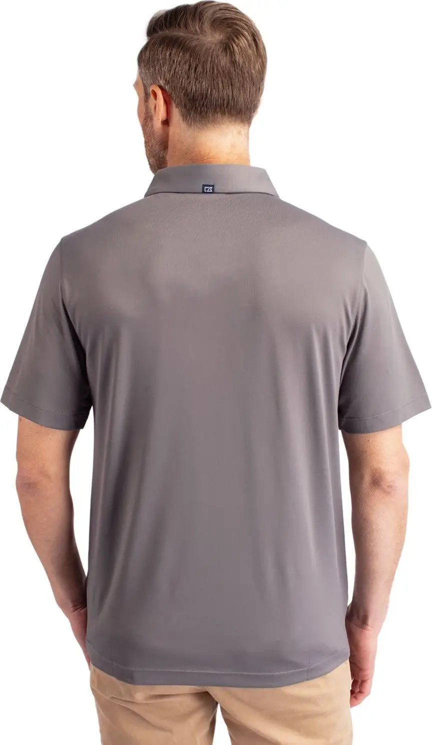 Cutter & Buck Mck01236 Forge Eco Stretch Recycled Mens Polo - Elemental Gray